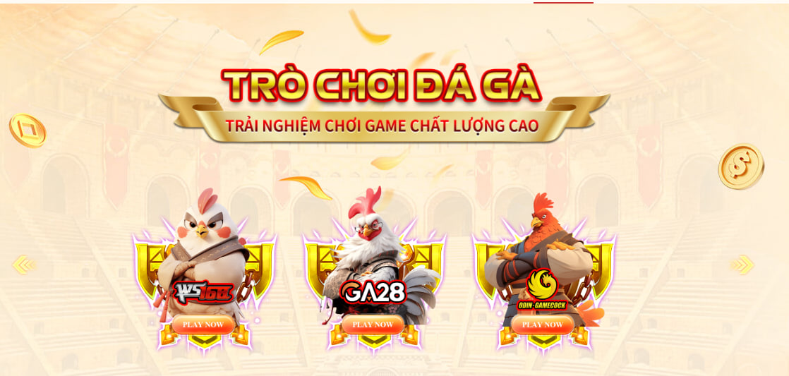 AU88 – TRANG CHỦ CHÍNH THỨC AU 88 UY TÍN XANH CHÍN NHẤT 2026 26 Sảnh đá gà Au88 với các nhà cung cấp: WS168, GA28, ODIN
